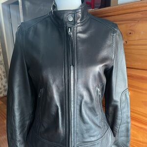 Genuine Black Leather Jacket